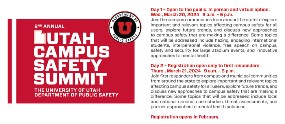 Utah Safety Summit Flyer
