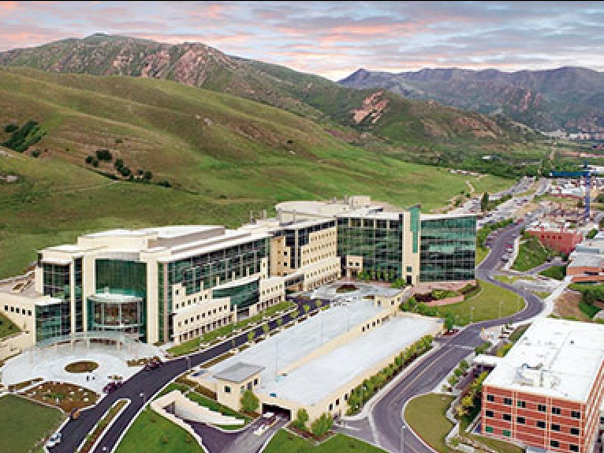 University Hospital and Mountains