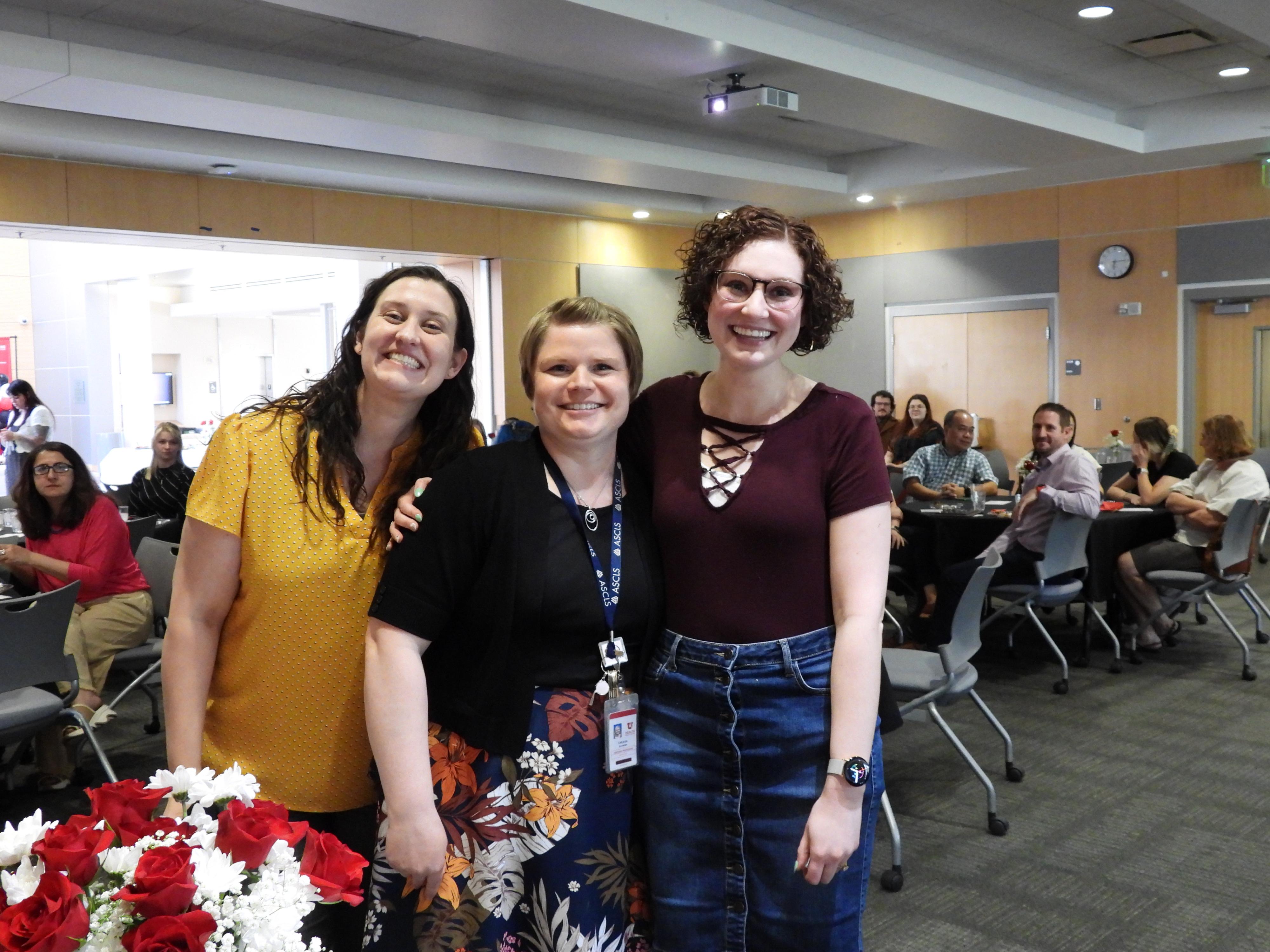 MLS Faculty with graduating MLS student