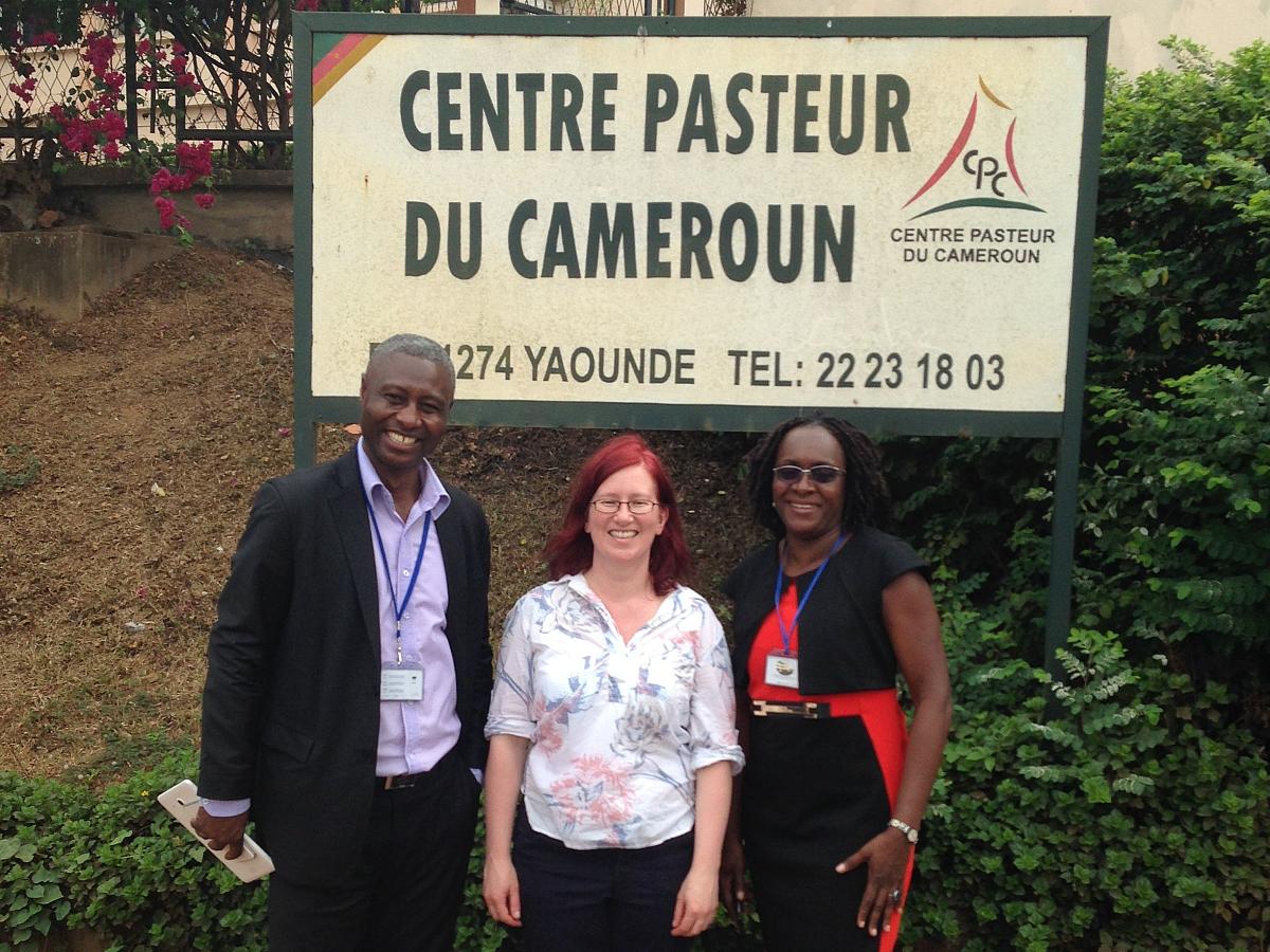Lab members at Centre Pasteur du Cameroun