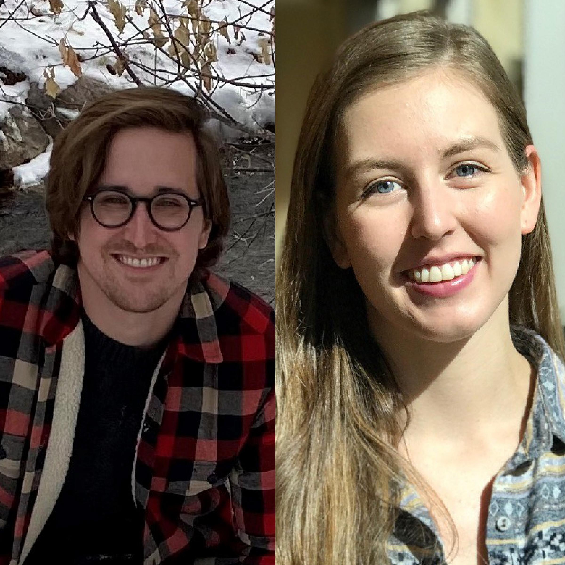 Graduate Student Representatives Joe and Kendra