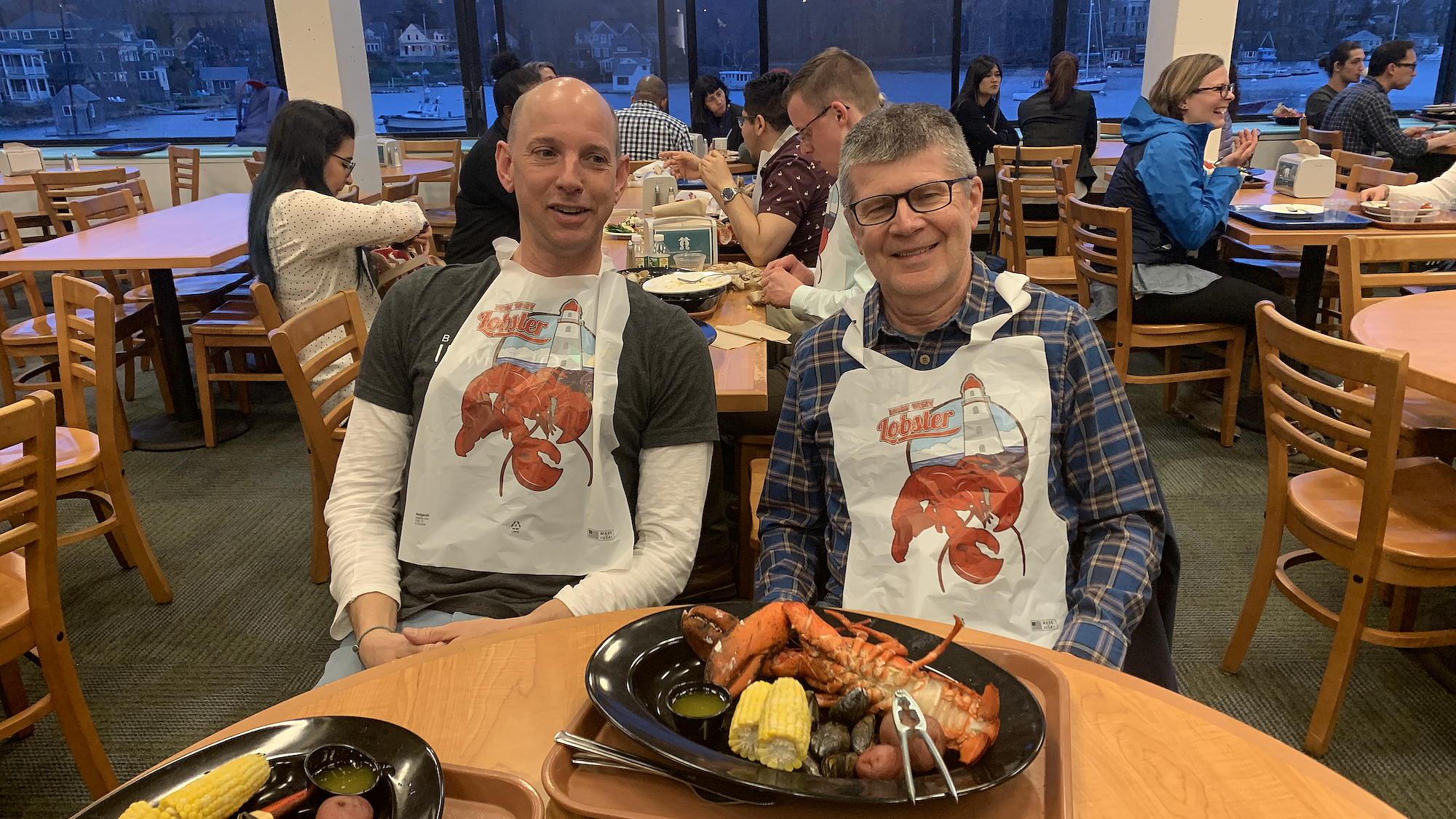 Members at Lobster Dinner