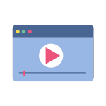 Video White icon
