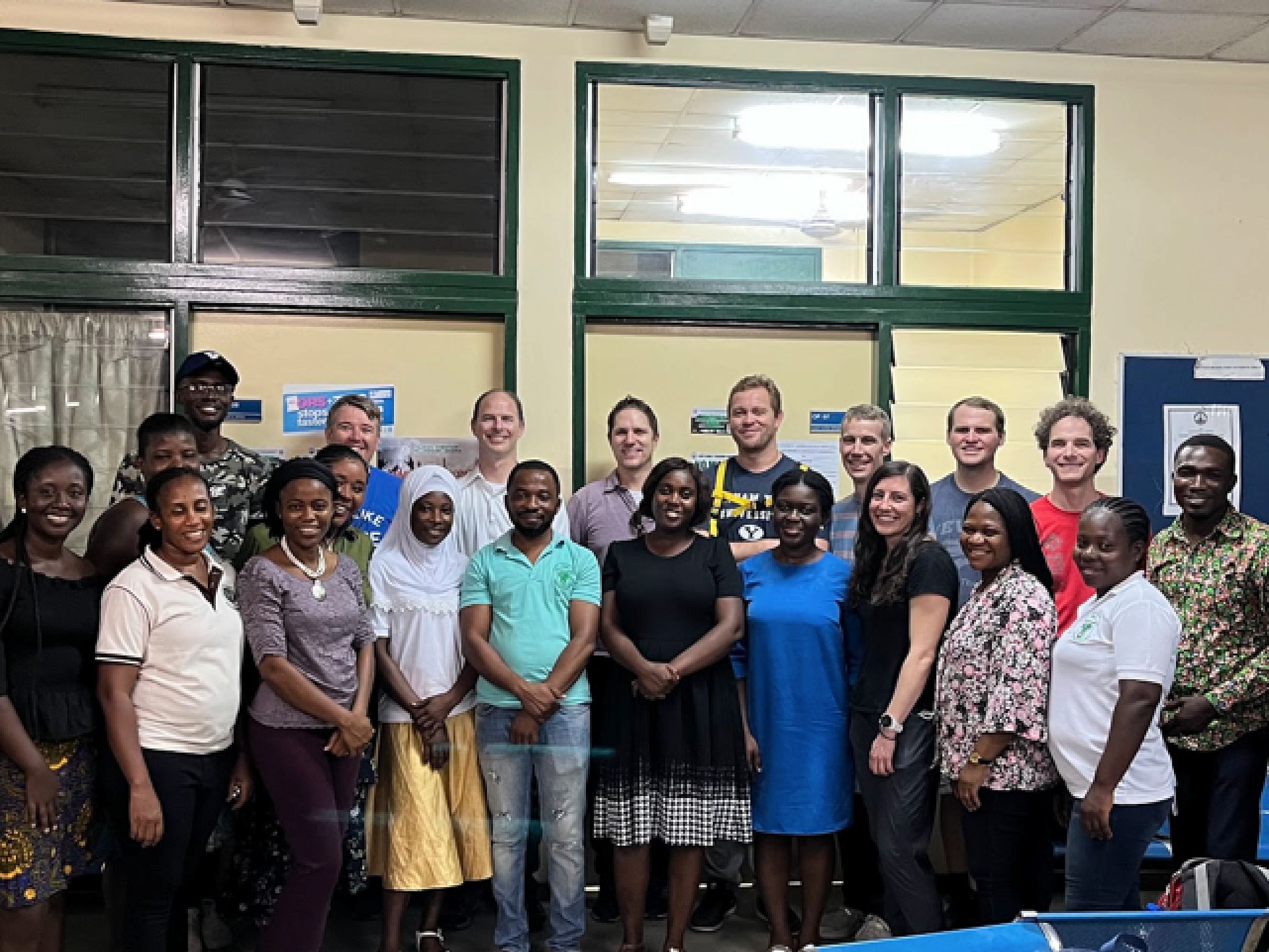 Entire Ghanaian and American physician and nursing teams Entire Ghanaian and American physician and nursing teams