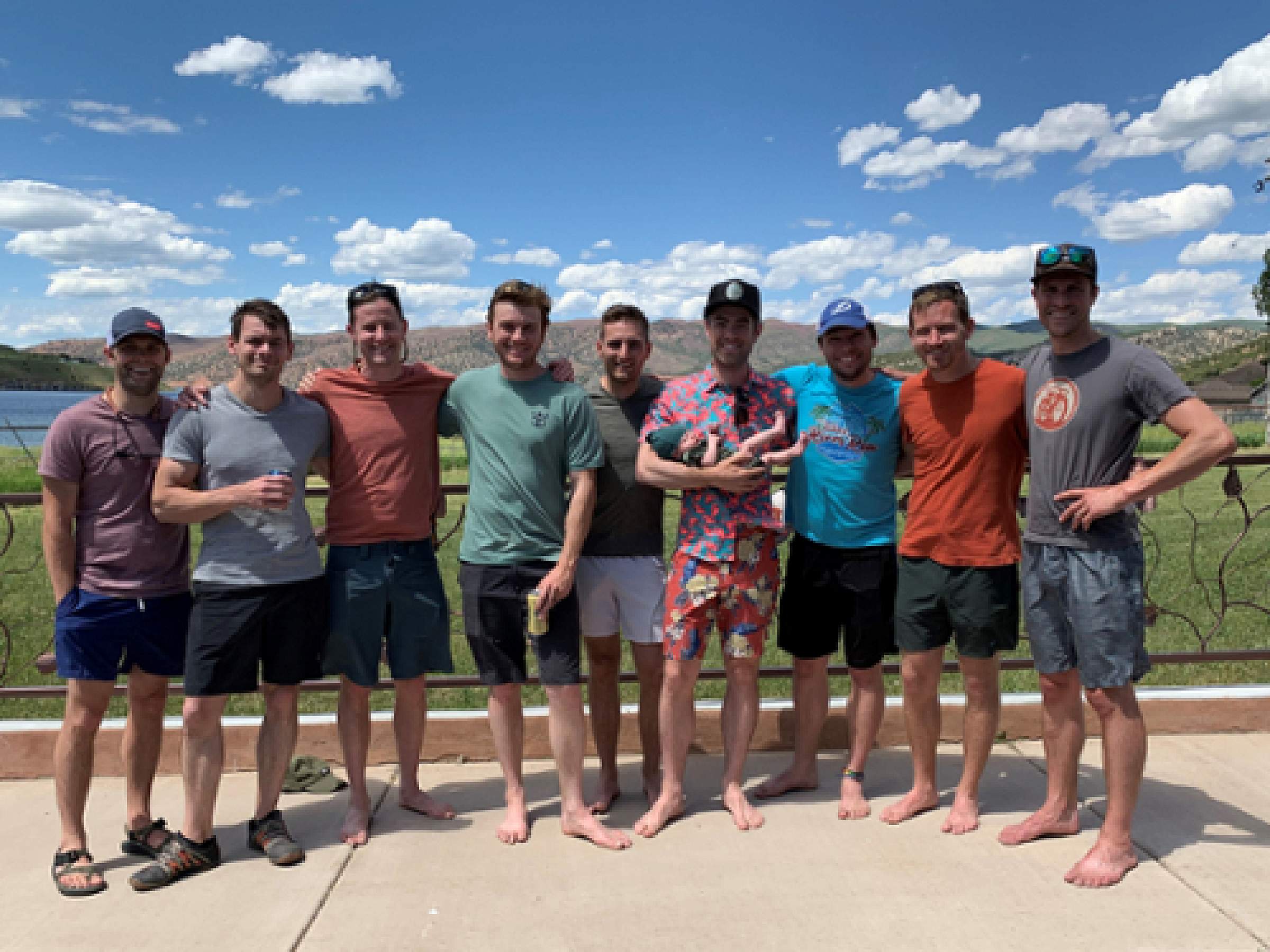 Jack Branston, Matt Chapman, James Fierbaugh, Patrick Fink, Nick Levin, Jordan Mabey, Mark Timmel, Wes Williams, Frank Zadravecz