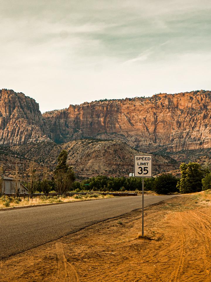 Rural road in Utah