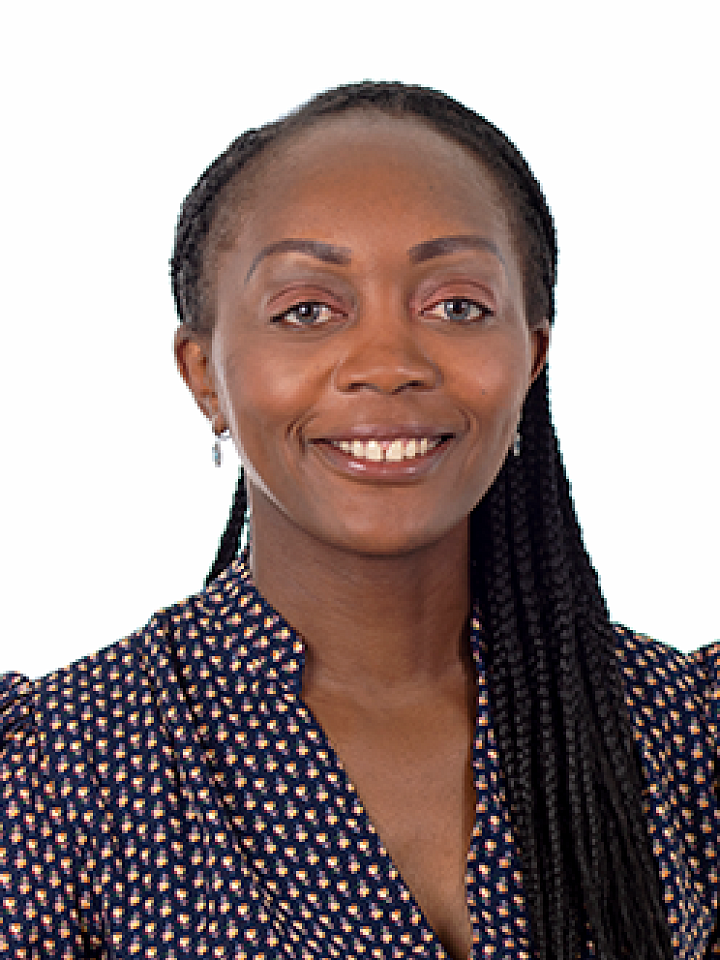 Headshot of OHEDI Assistant Dean Line Kemeyou, MD