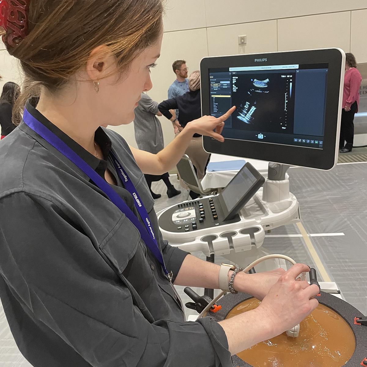 MFM fellowship simulation of an ultrasound
