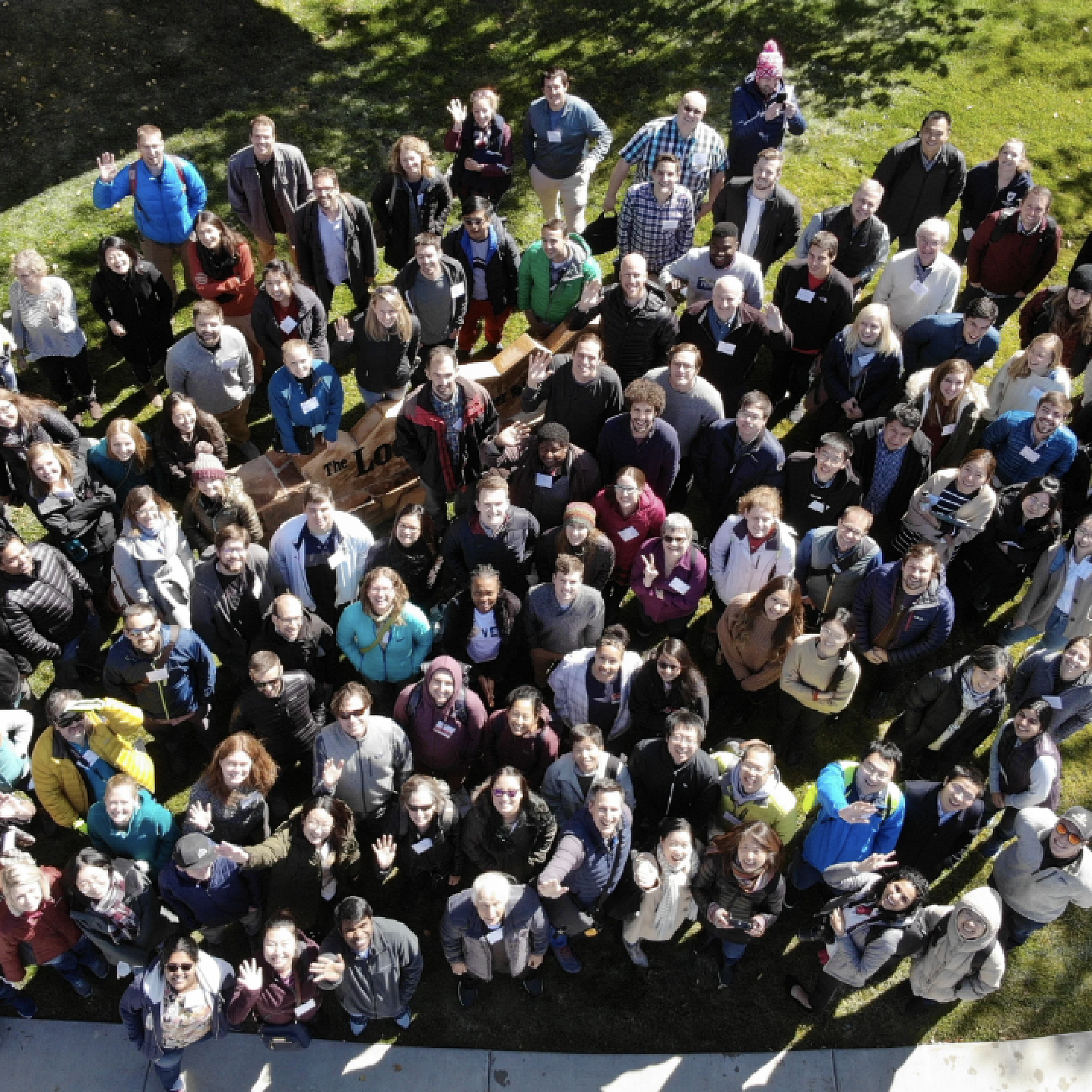 Image of biochems at the annual picnic