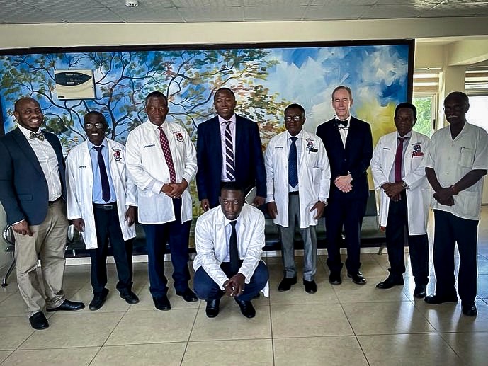 Group of physicians in Ghana