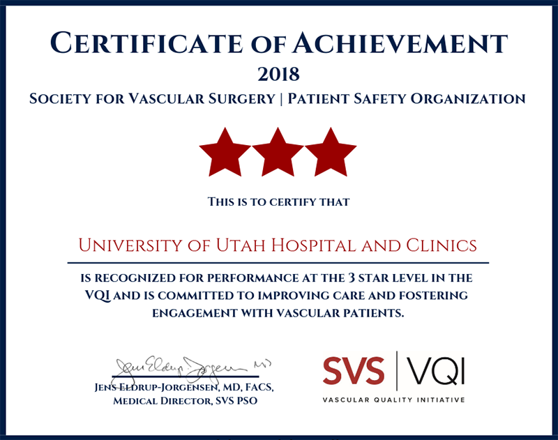 VQI Certificate of Achievement