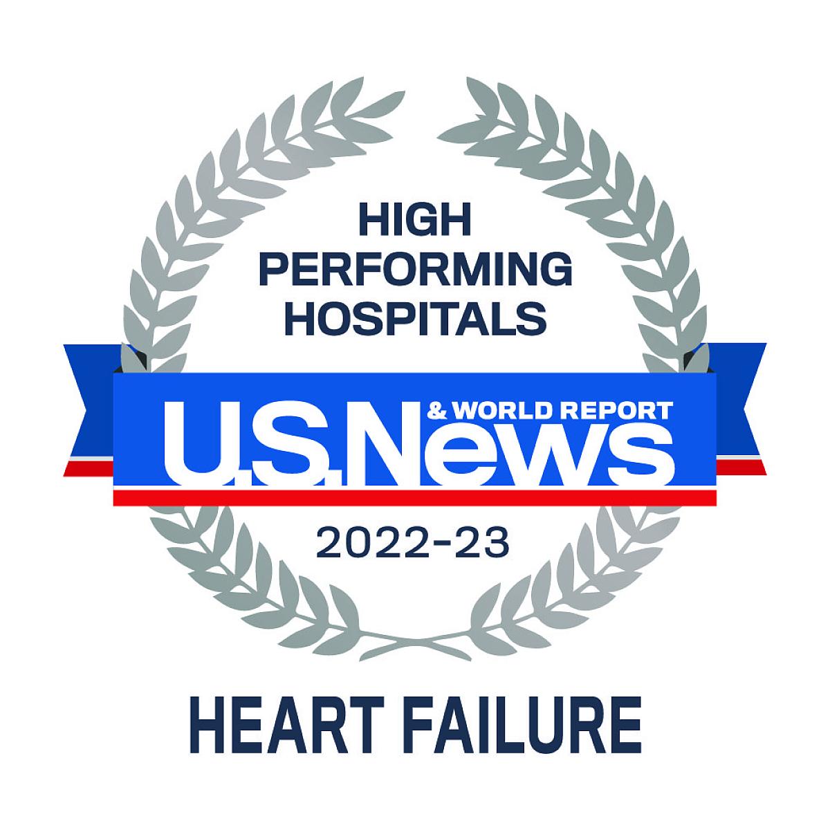 U.S. News and World Report High Performing Heart Failure