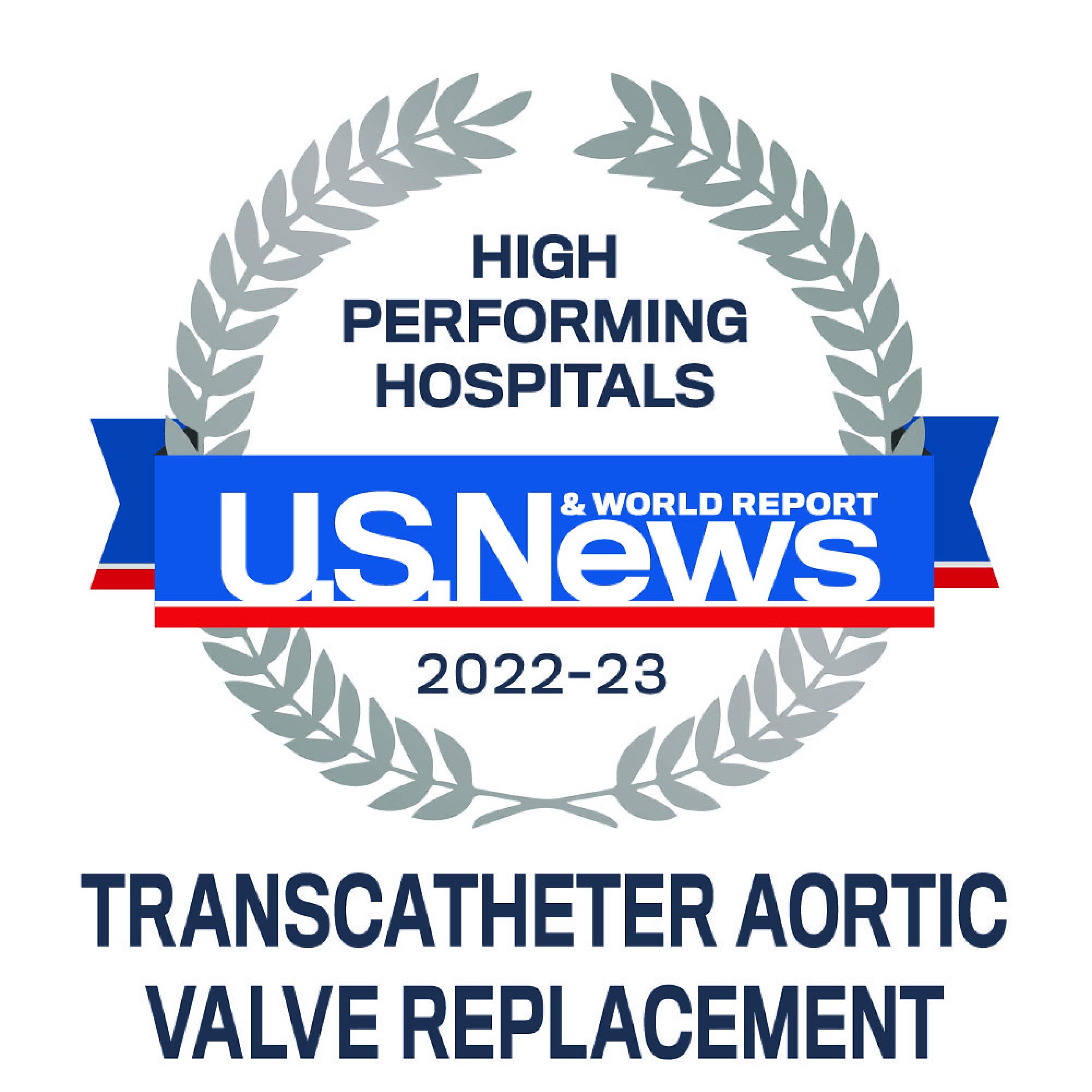 U.S. News and World Report High Performing TAVR