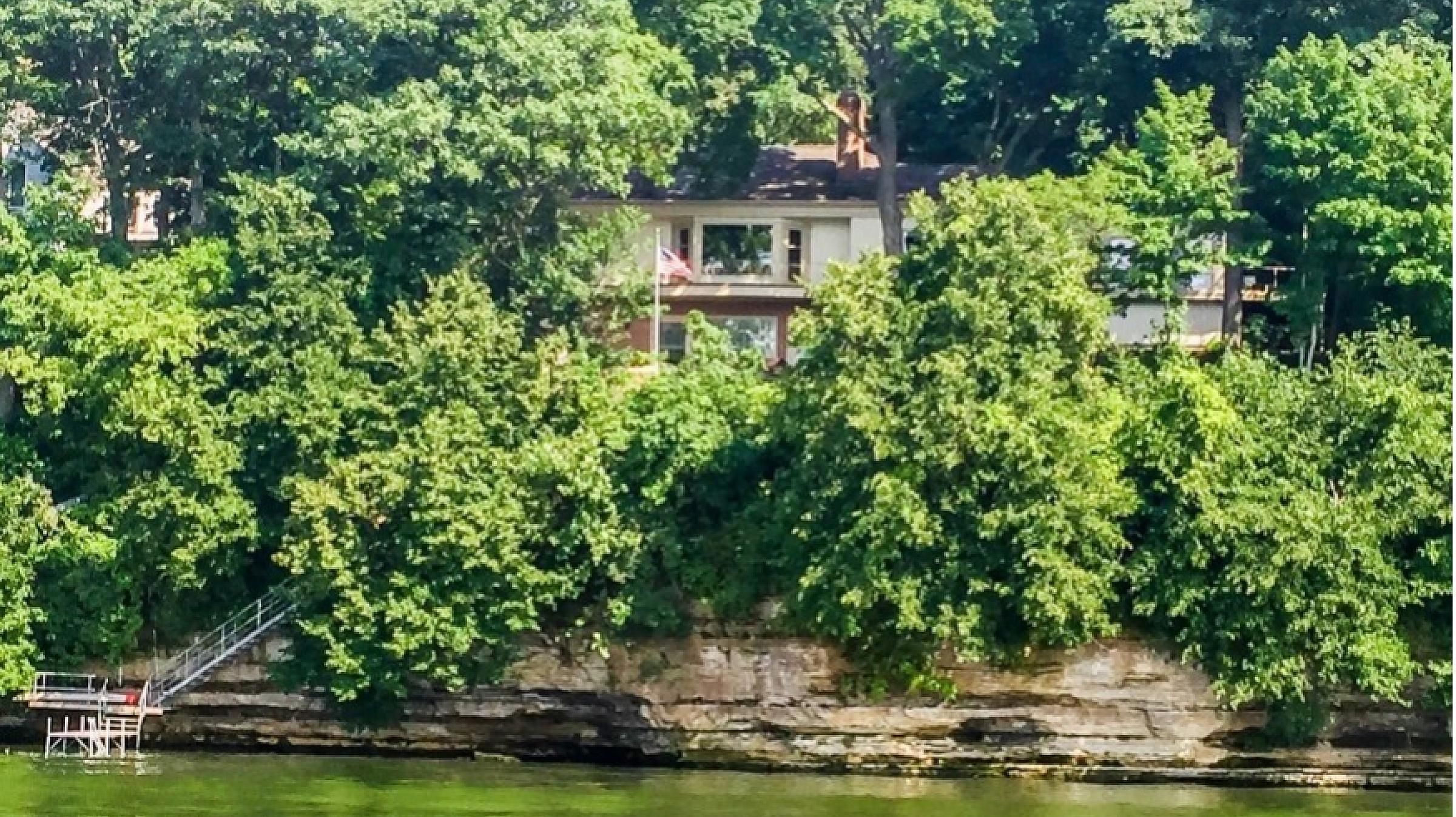 home on lake