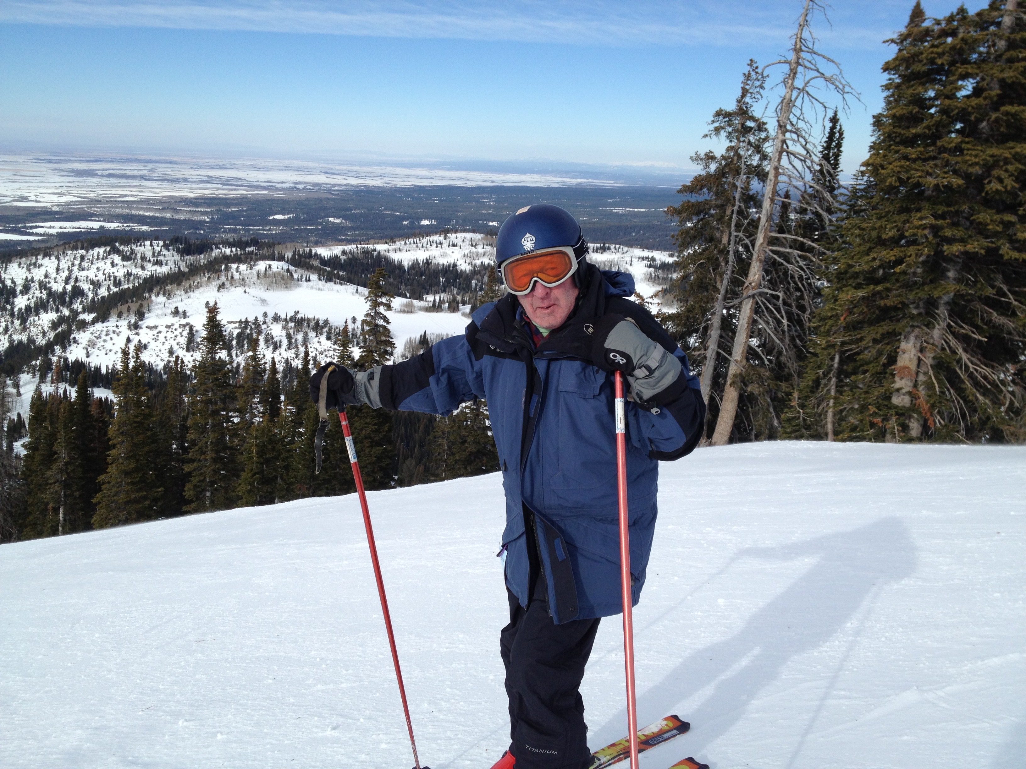 skiing