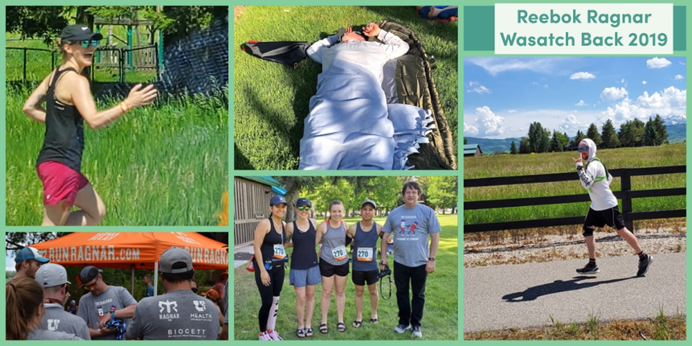 collage of pics from ragnar race