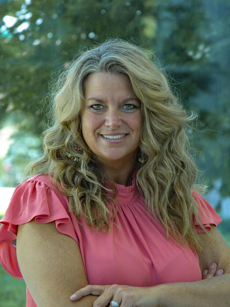 woman smiling