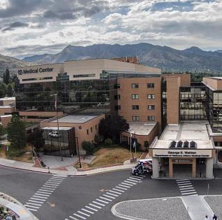 VA Medical Center arial shot