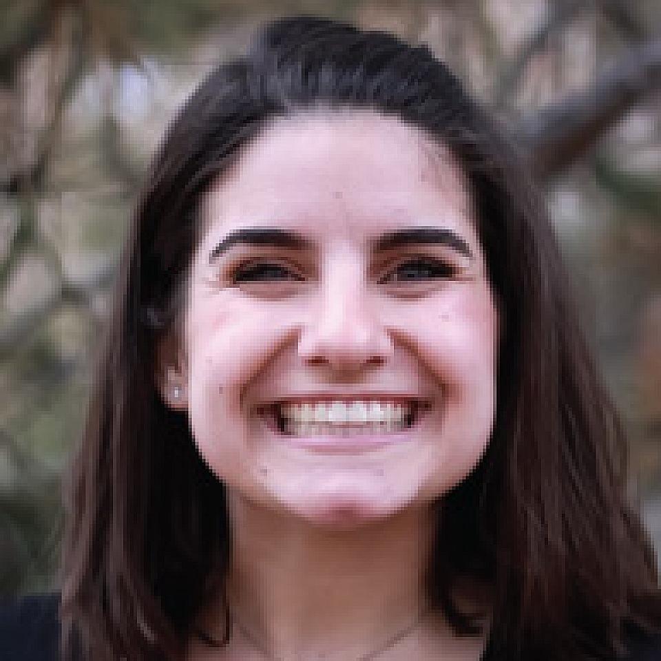woman with medium length dark hair