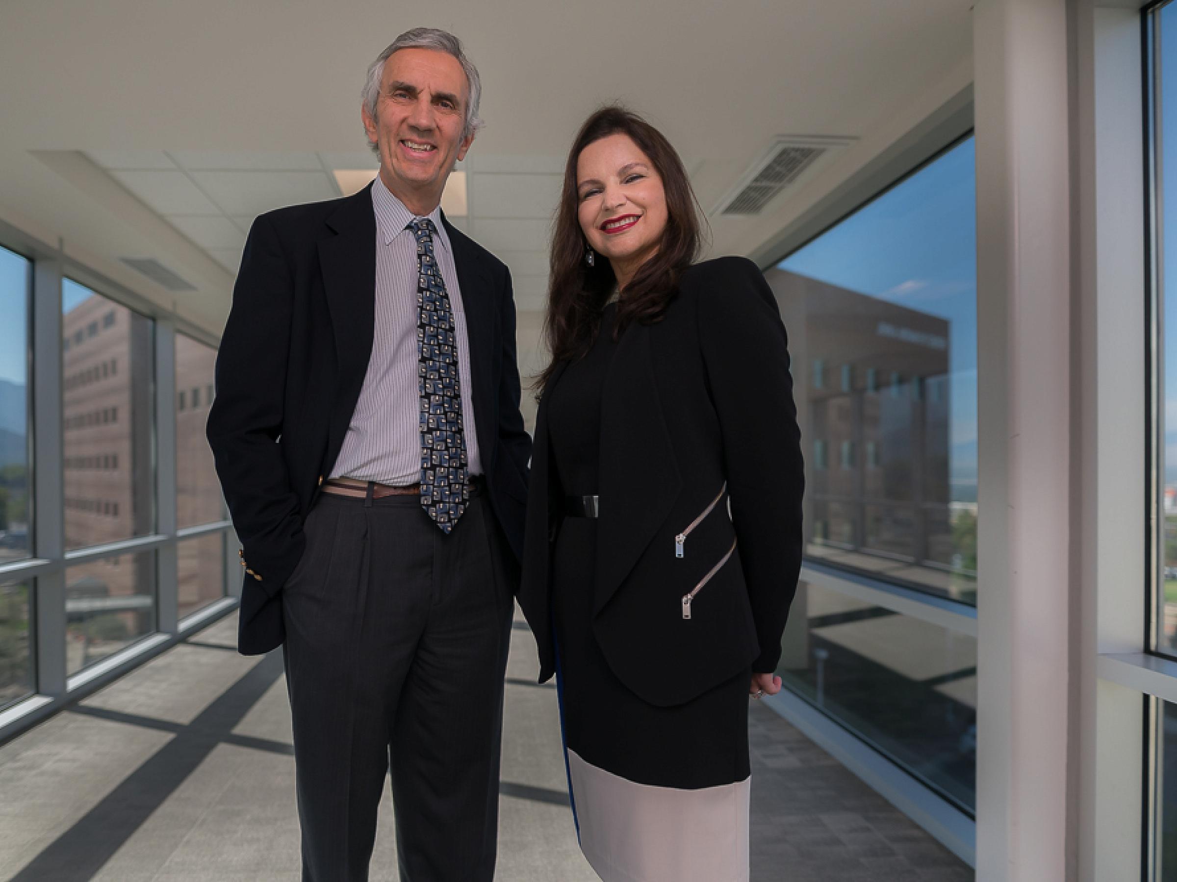 Nick Mamalis, MD, and Liliana Werner, MD, PhD.