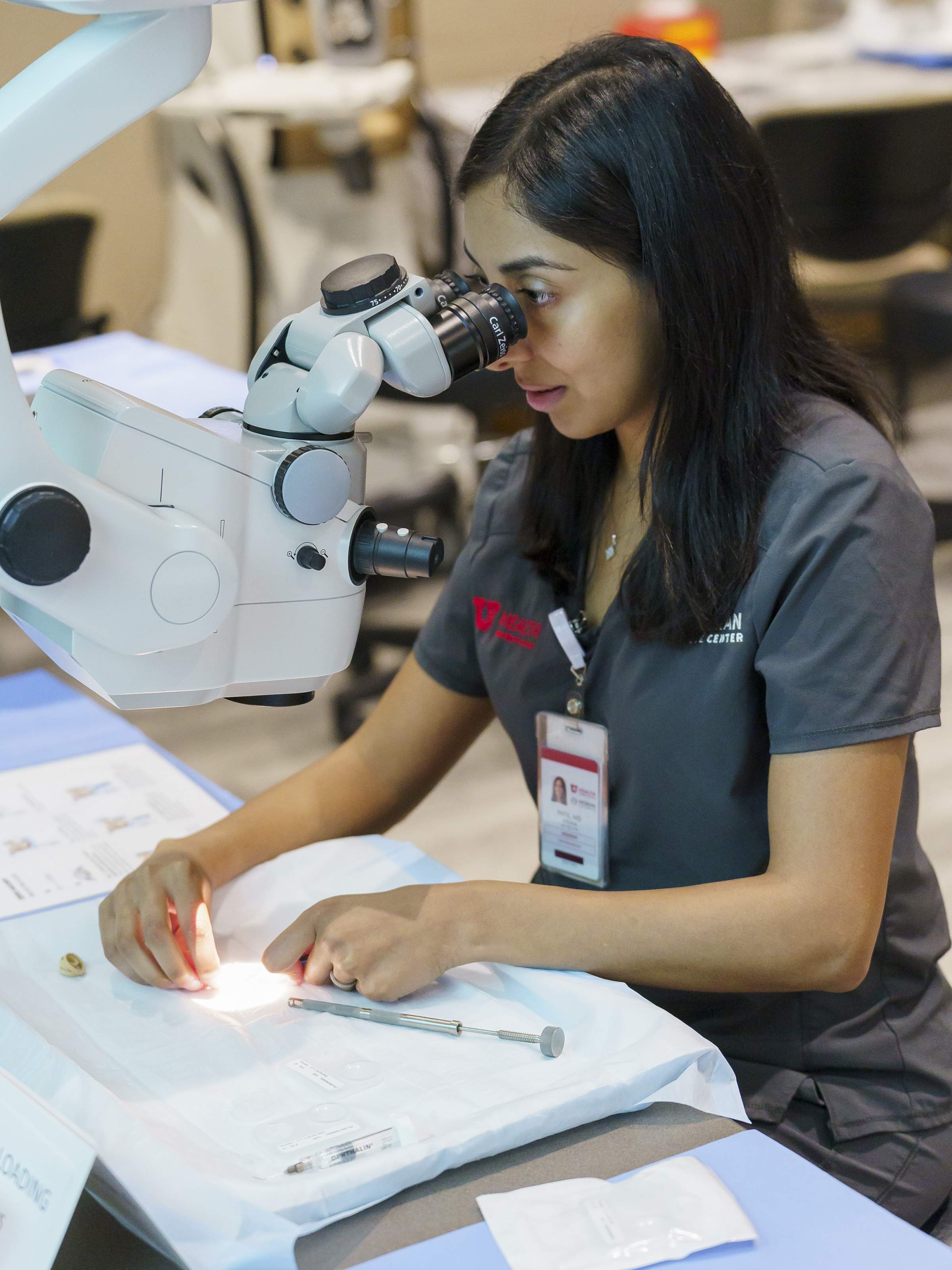 resident cataract surgery training day