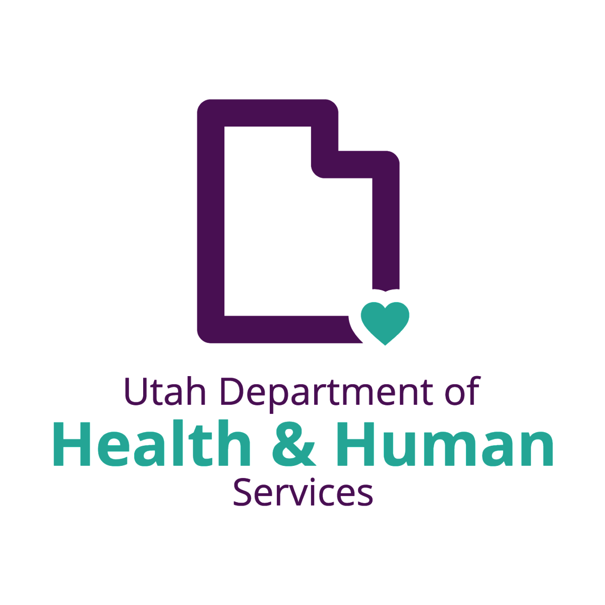 Utah Department of Health stacked full-color logo