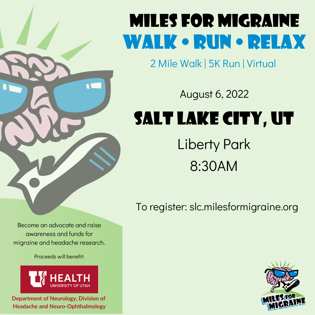Miles for Migraine Poster 2022