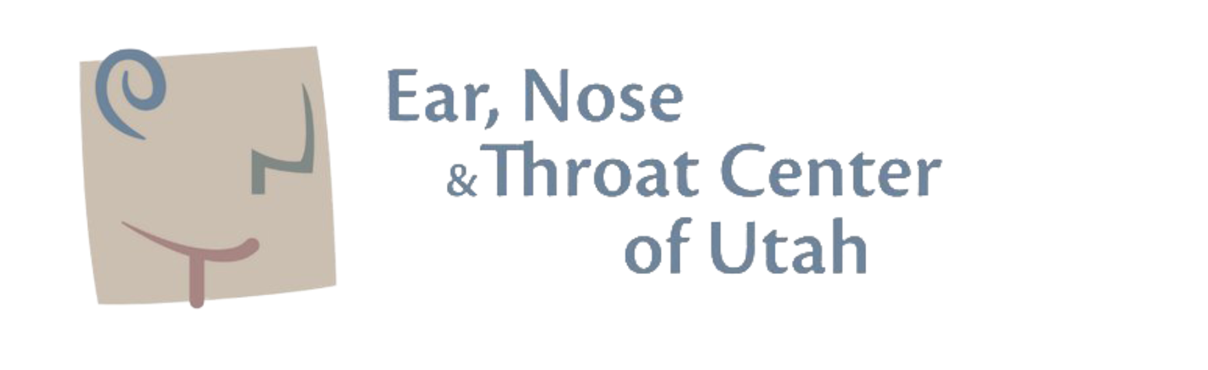 Ear, Nose & Throat Center of Utah Horizontal Logo