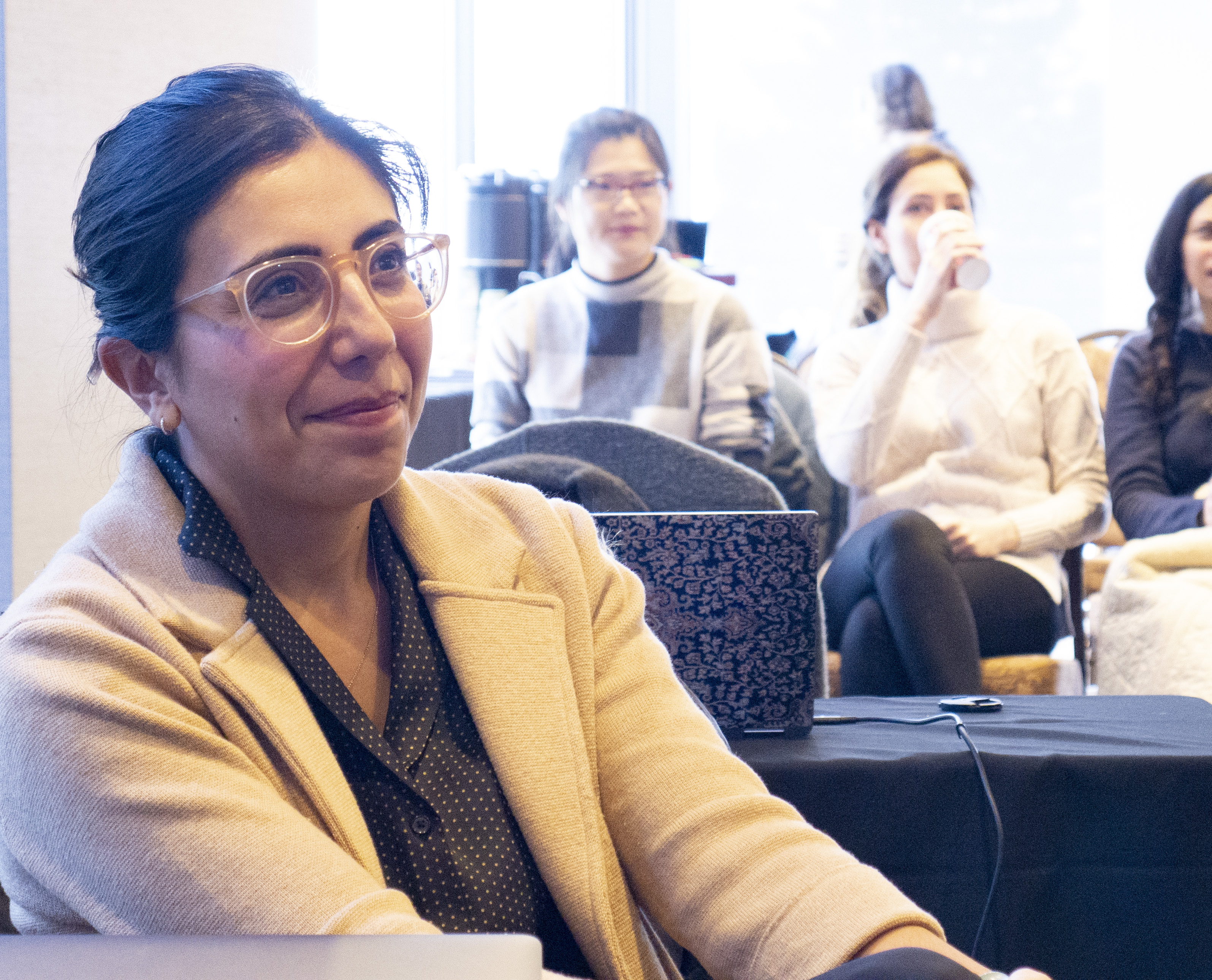 UCAIR Symposiums candids with Hediyeh