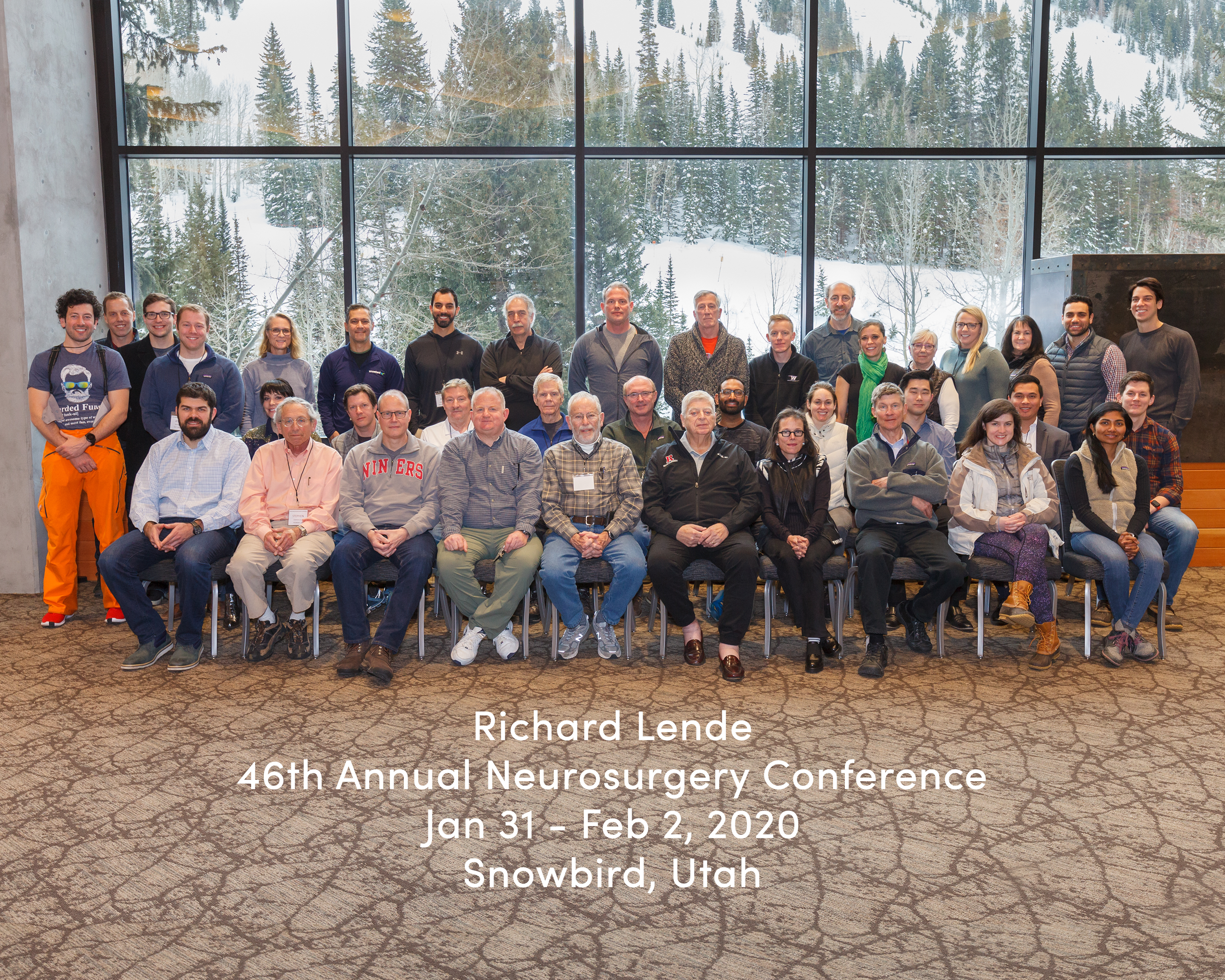 Richard Lende 46rd Neurosurgery Conference Group Photo