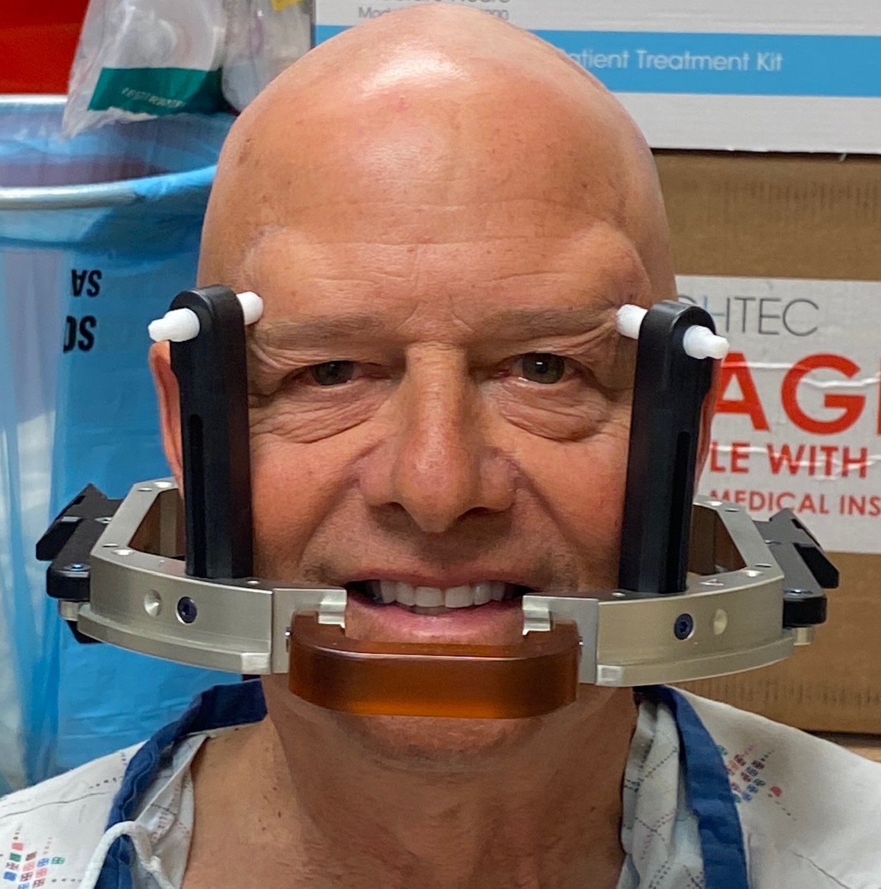 Rick Bruder during FUS procedure