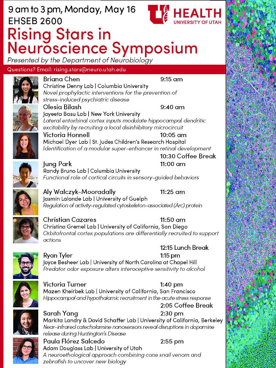 Rising Stars in Neuroscience Symposium 2022 Flyer