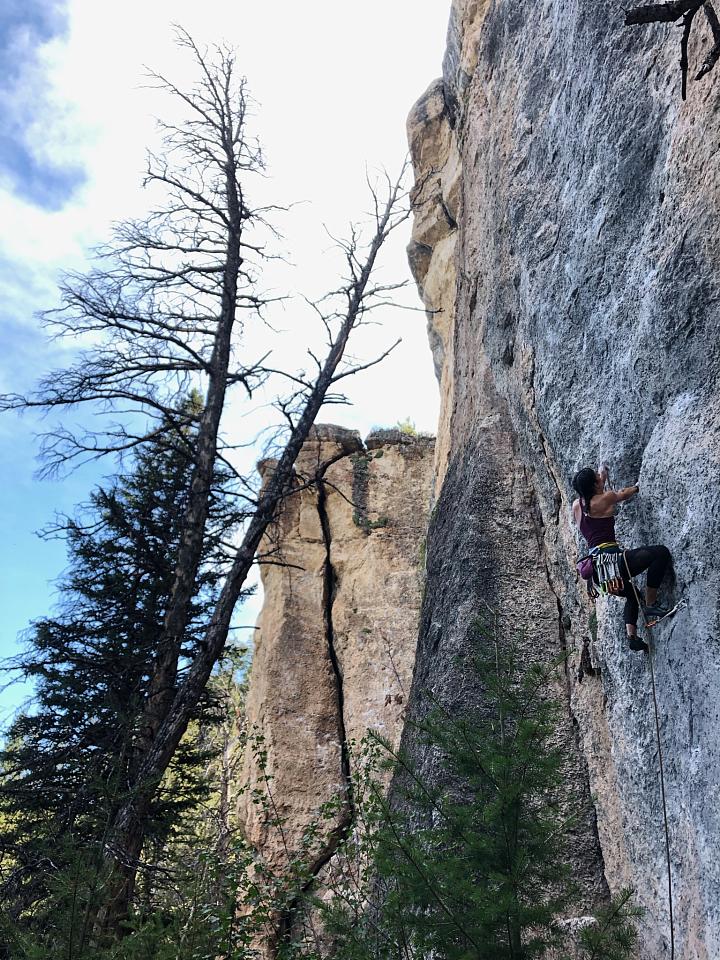 Moriel Zelikowsky Climbing