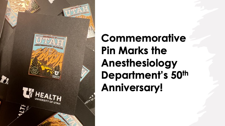 Commemorative Pin Celebrates New Theme, ‘Anesthesiology Elevated’
