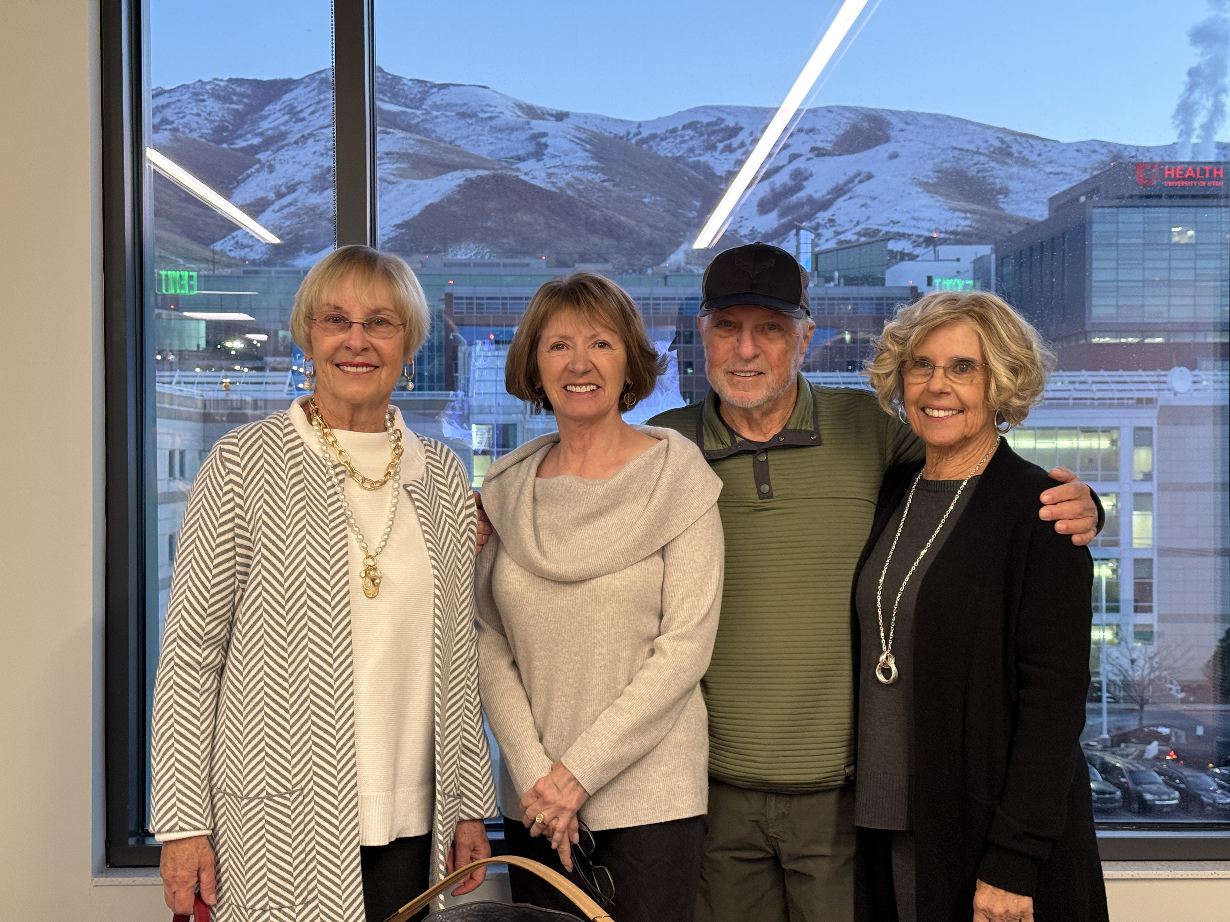 Marianne Cahalan, with her cousin, brother, and sister.