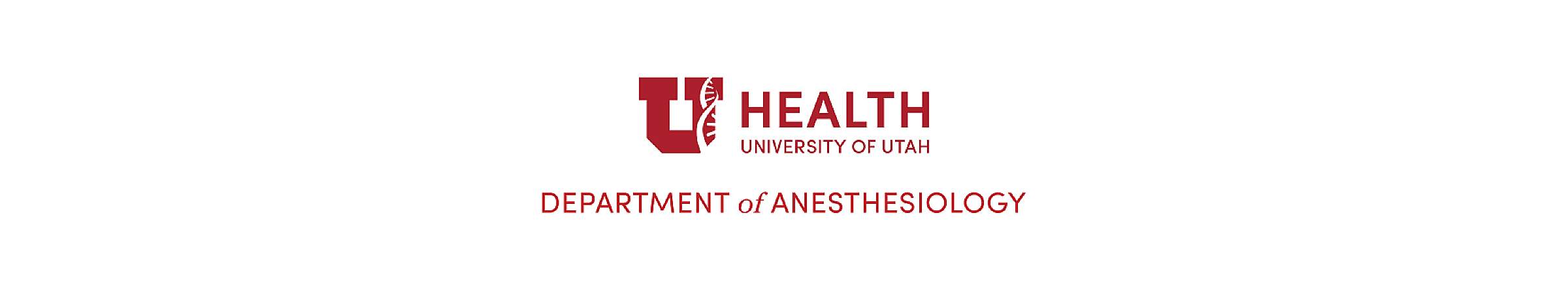 U of U Health Department of Anesthesiology Logo
