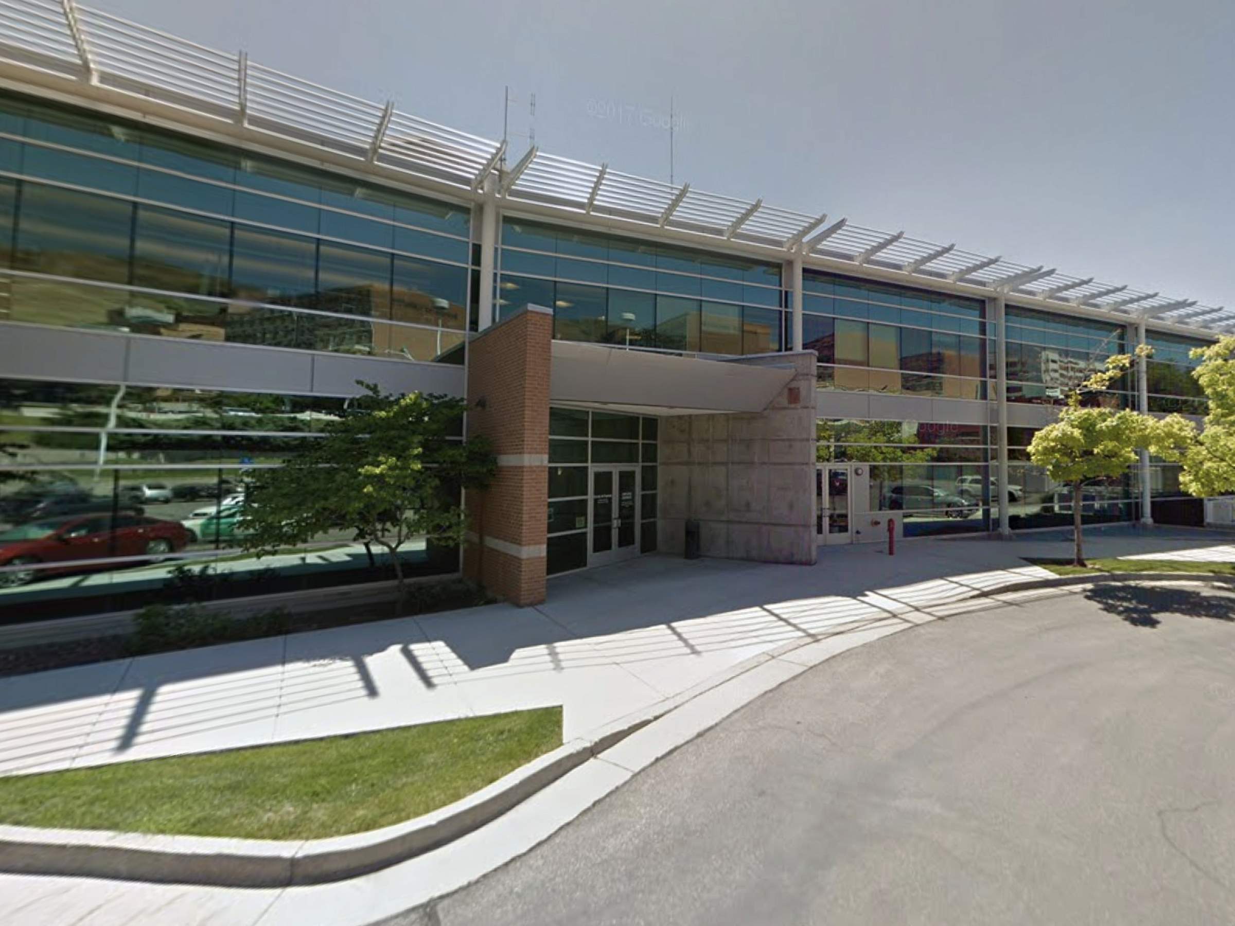 The exterior of the building that the Anesthesiology Bioengineering Lab is housed in. 