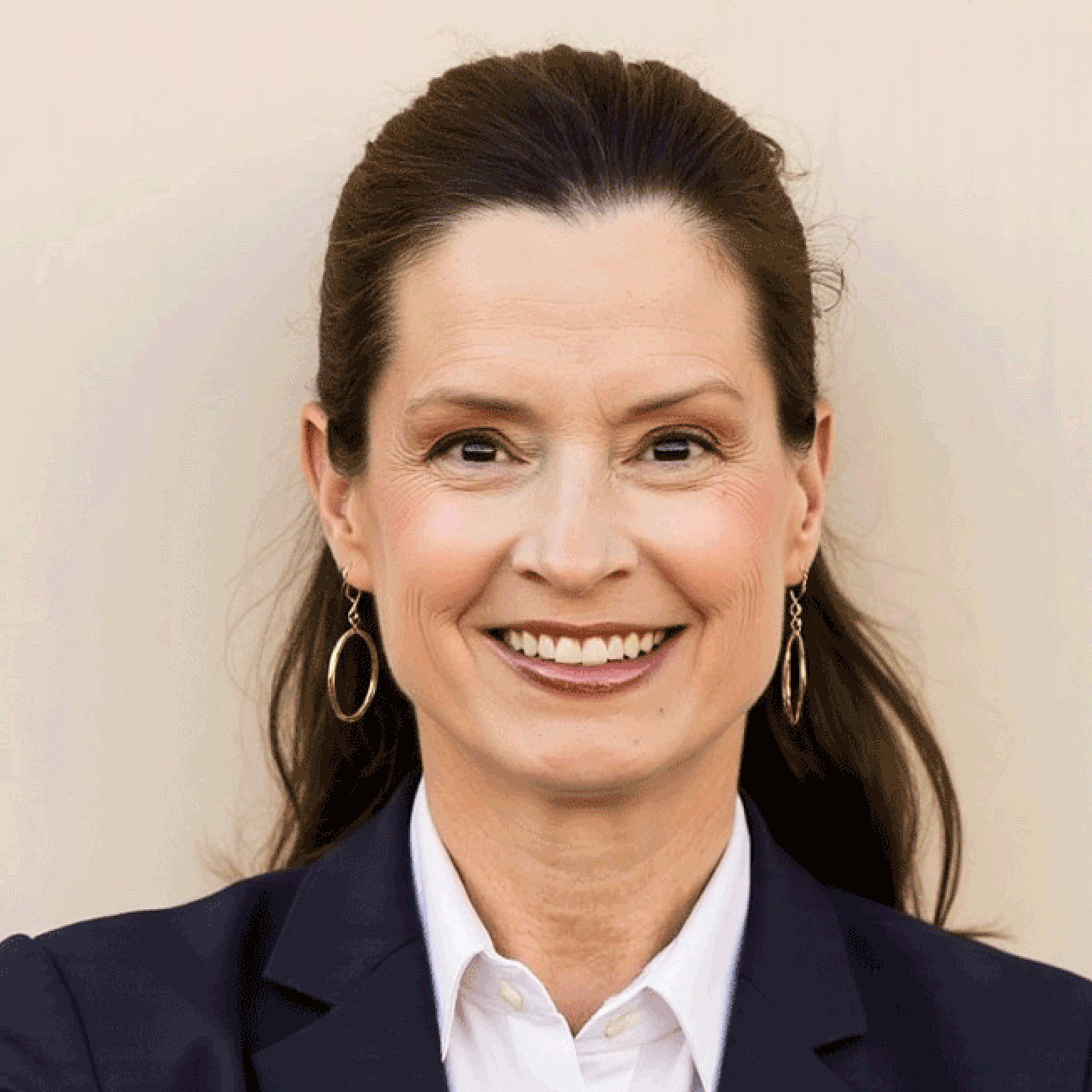 A portrait of Anne Mackey. 