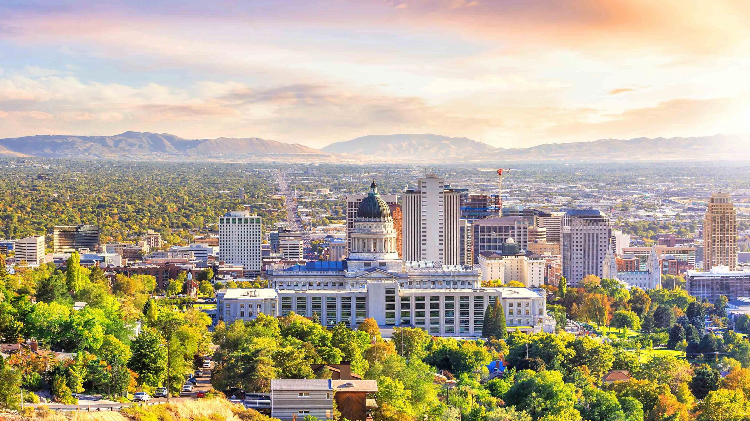 Downtown Salt Lake City. 