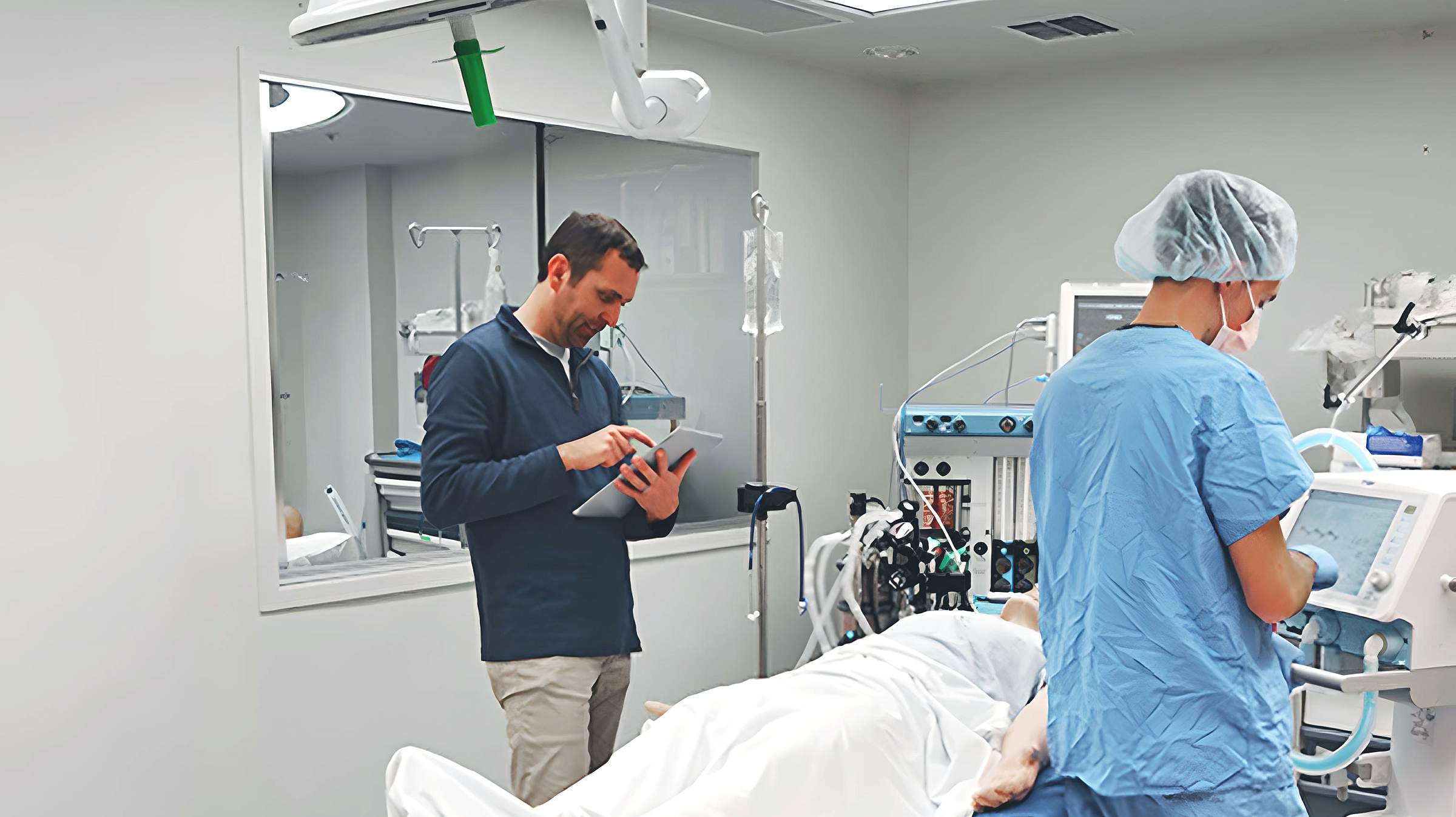 A study taking place at the Center for Patient Simulation