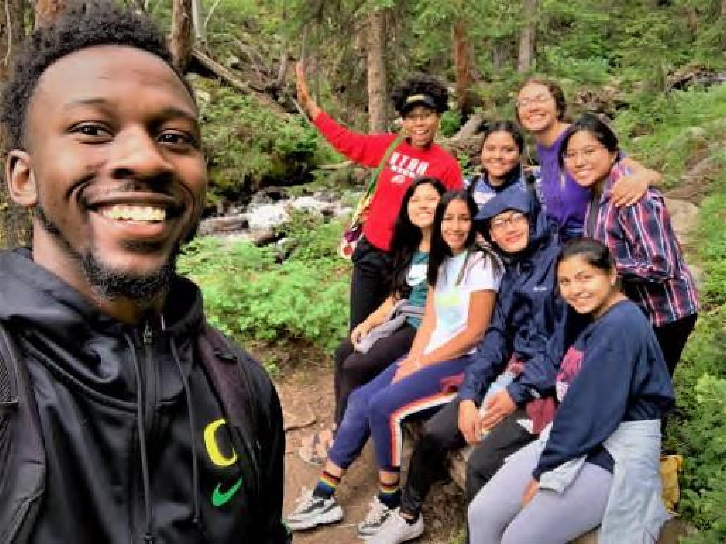 Obadiah Issachar Kirk (Izzy) on outing with GSRM folks