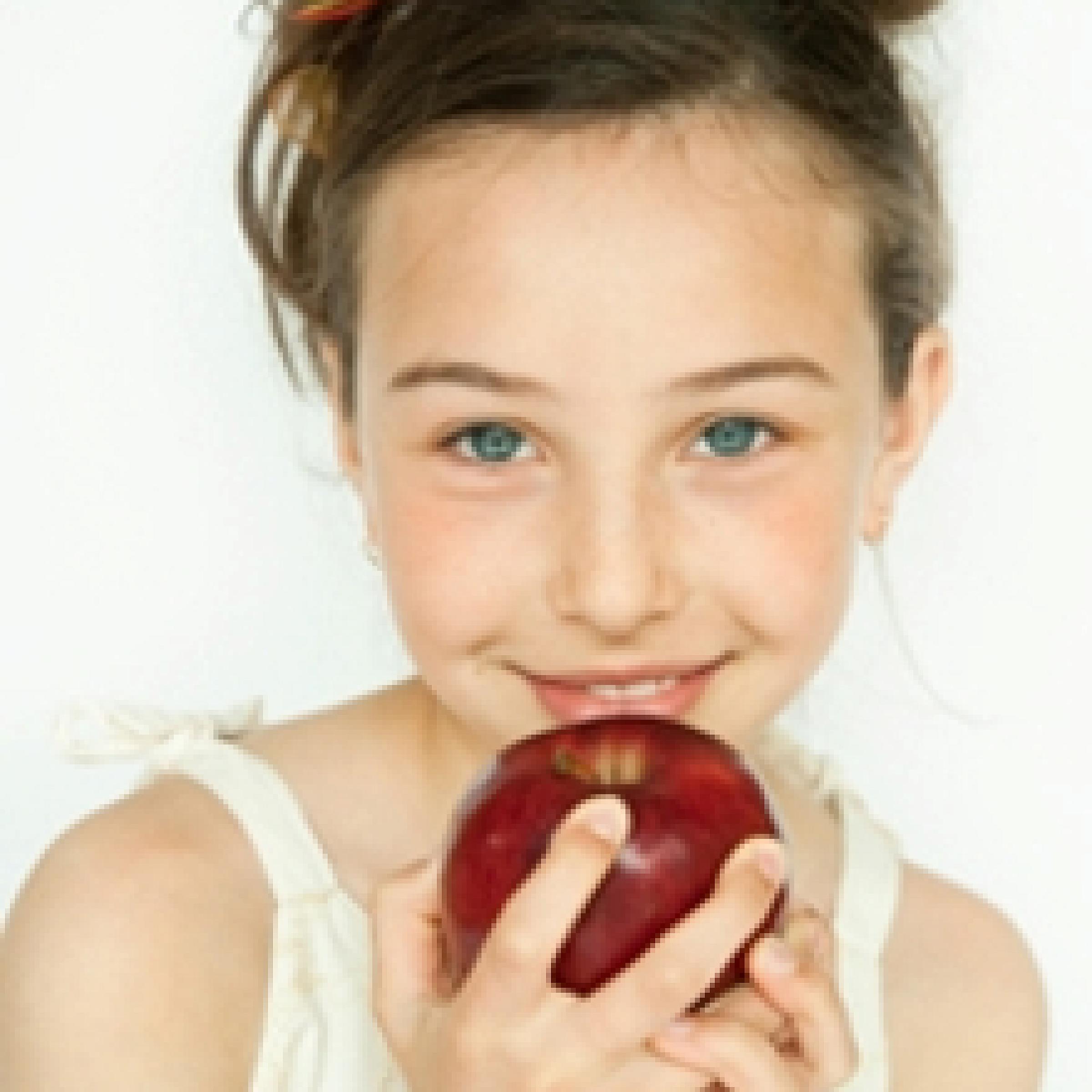 Girl with Apple