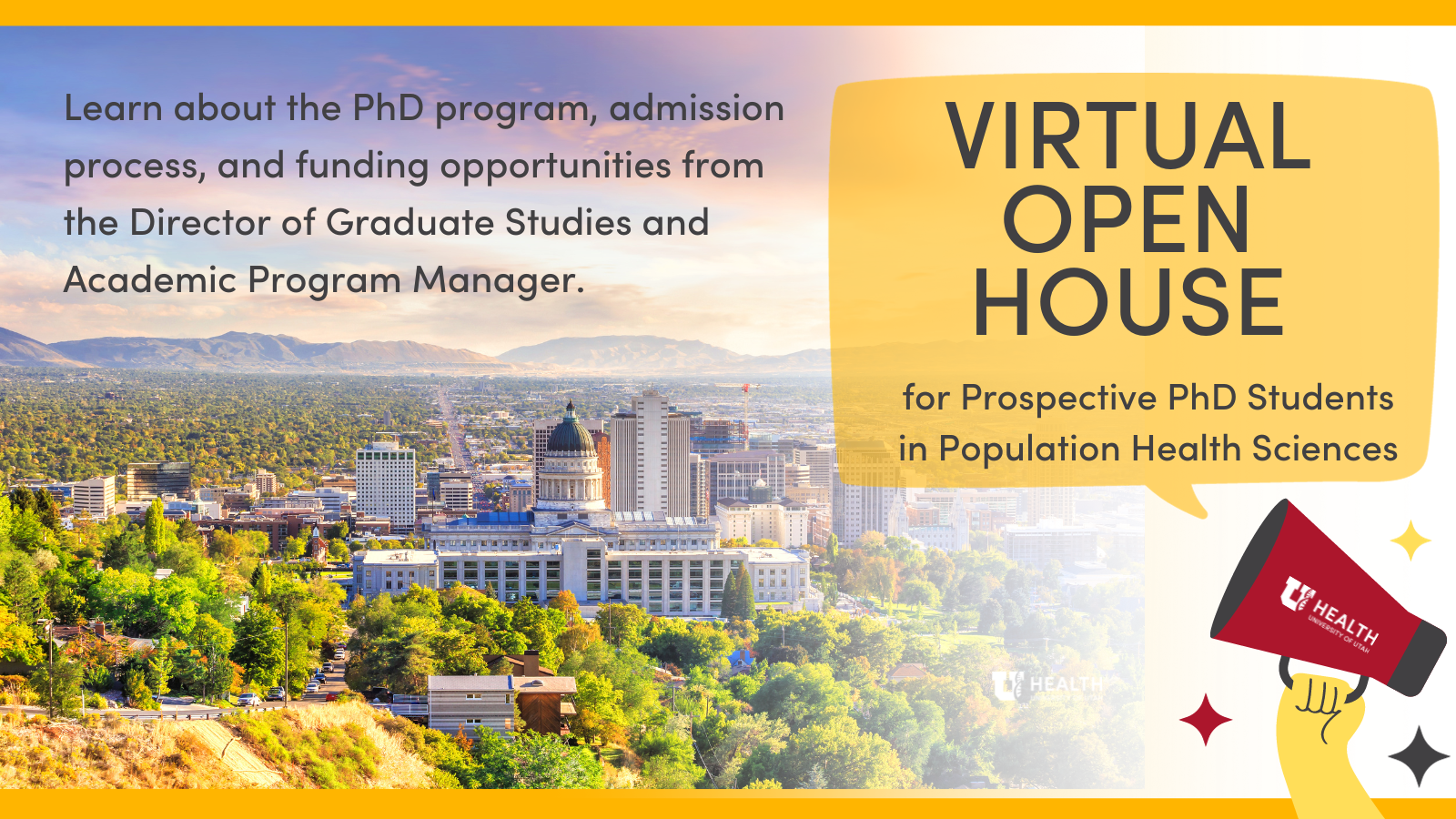 Virtual Open House for Prospective PhD Students in Population Health Sciences