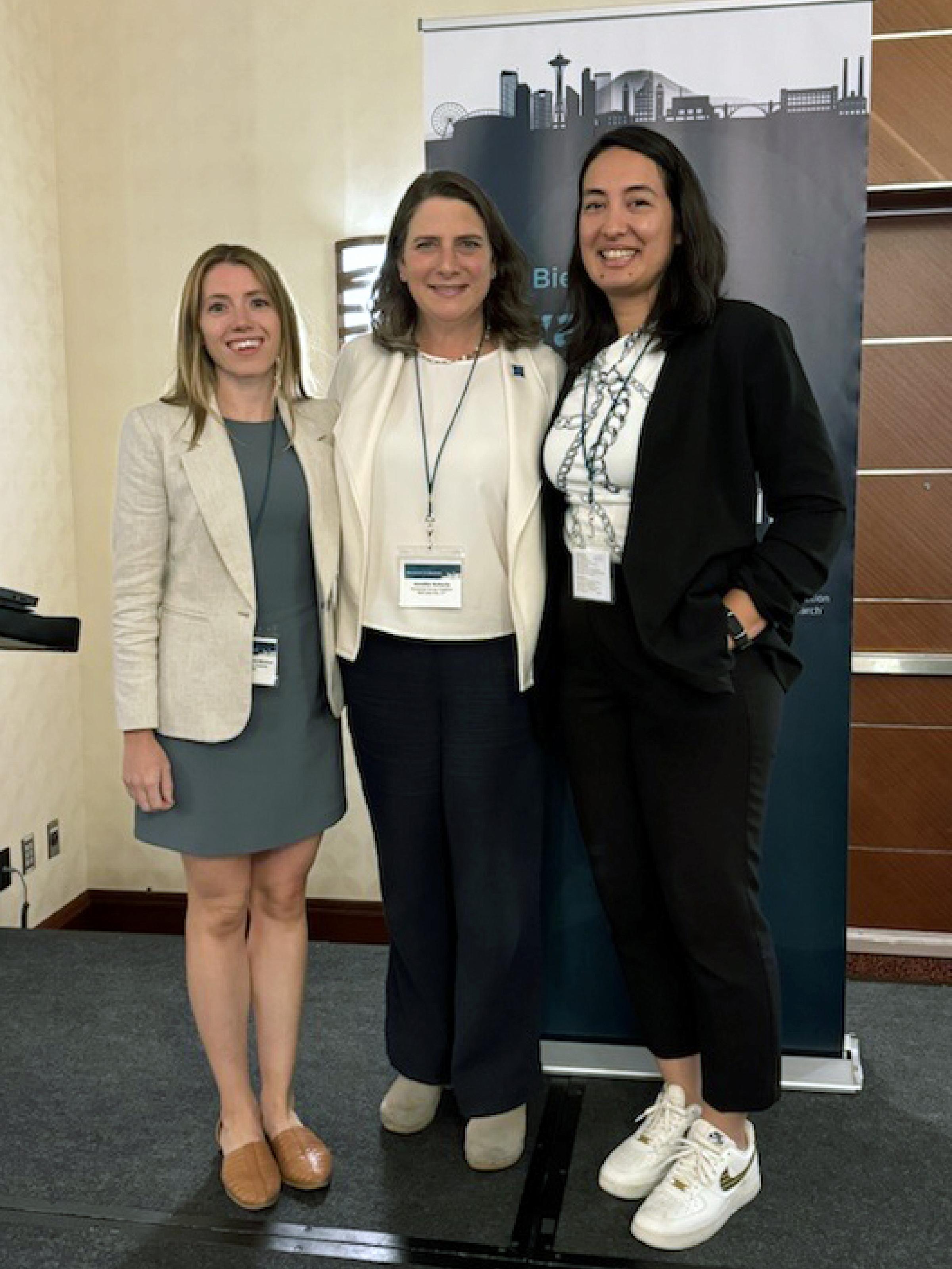  Kayleigh Lawson-Michod at AACR Rivkin, the AACR Annual Conference, where she gave oral presentations.