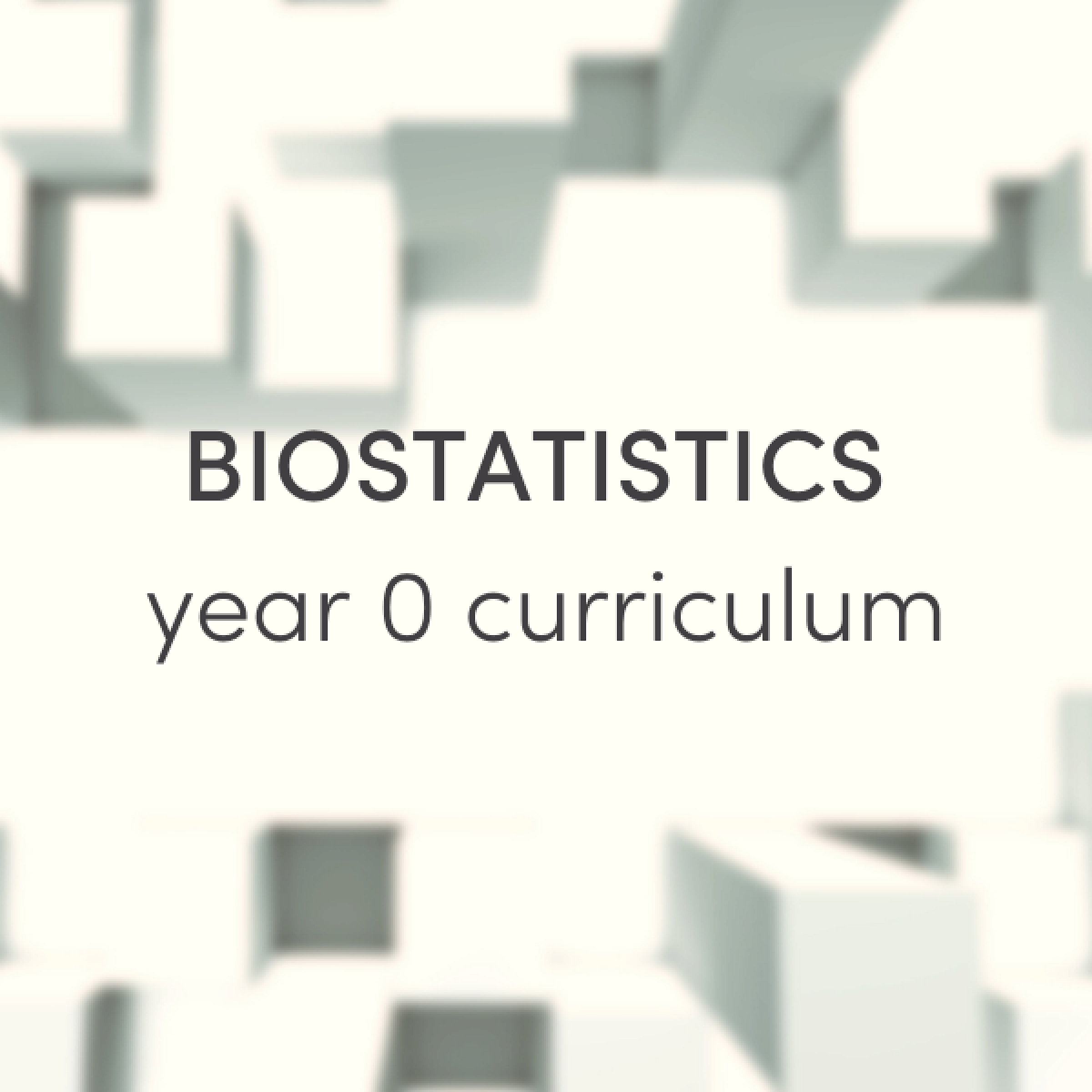 BIO year 0 curriculum